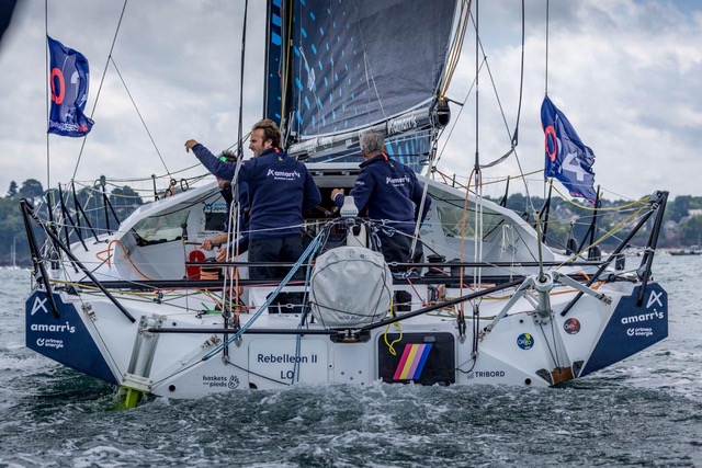 VICTOIRE sur la mythique Transat Québec Saint-Malo d’Amarris skippé par Achille NEBOUT