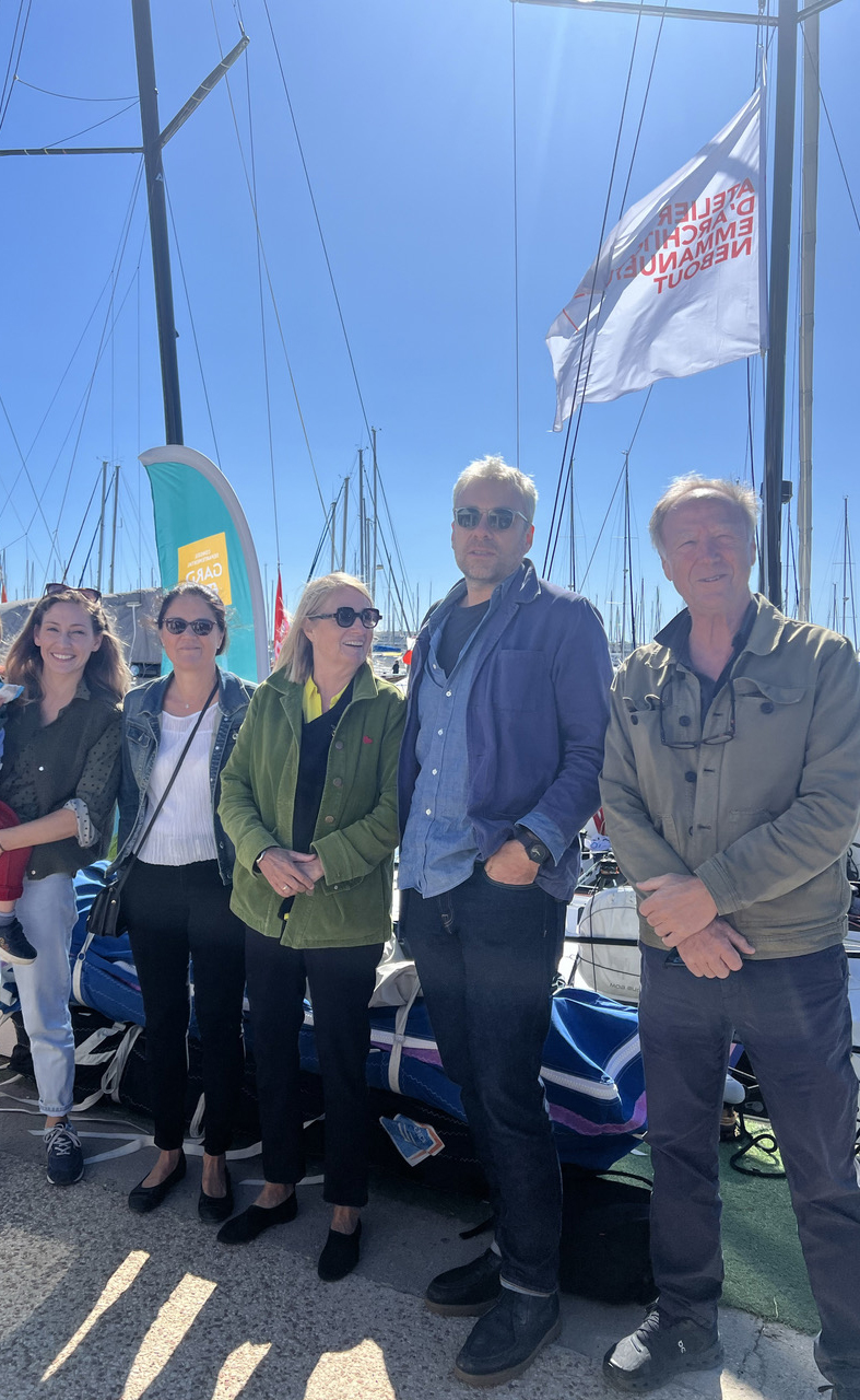 L'ATELIER AUX COTES D'ACHILLE POUR LE DEPART DE LA MED MAX